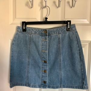 F21 Jean skirt